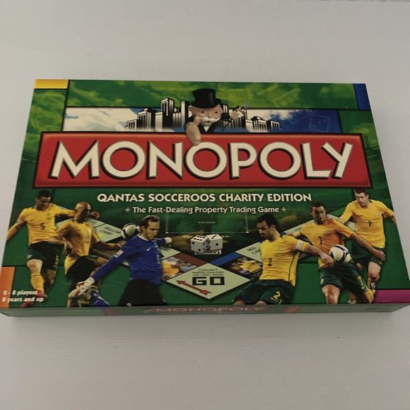 Hasbro Other - Monopoly Qantas Socceroos Charity Edition Football Board Game 2009 *New/Sealed*